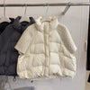 Жилет Loose A-line Cotton Vest Jacket Women Fall Winter Stand Collar Zipper Quilted Pocket Casual Lightweight Padded Coat куртка