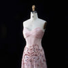 Elegant Plus Size Pink Sweetheart Beaded Evening Dress Women Wedding Party Prom Gowns SS529 Customized