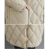 Winter Women Long Jacket Femmes Quilted Warm Lightweight Down Cotton Coat Loose Oversize Parkas Padded Female Outerwear