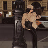 Vintage Oversized Suede Leather Jacket Women Shoulder Pad Full Sleeve One Button Coat autumn Lady Chic Bomber Streetwear
