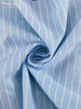 Loose Blue Stripe Women's 3 Pieces Set Elegant Long Sleeve Shirt + Corset With High Waist Wide Pants Set