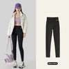 Autumn Winter Thick Foot Pants Sharkskin Leggings Women's Rabbit Fleece Warm Leggings High Waist Elastic Non Trace Yoga