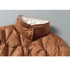Lagabogy Autumn Winter Women Ultralight White Duck Down Long Jacket Female Single-Breasted Double Sided Puffer Coat