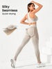 2-Piece Suit, Women's Yoga Suit, Beautiful Back High Waist Trousers Combination, Seamless Elastic Ideal Gym Clothing