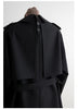 Spring Autumn Khaki Trench Coat for Women Belt Double Breasted Elegant Elegant British Style
