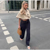 Women's Trench Cape Coat Vintage Double Breasted Short Trench Style Poncho Female Spring Woman Street Outerwear