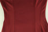 Sexy Women's Burgundy Mini Dress Turtleneck Transparent Long Sleeve A-line Short Dresses Evening Party Prom Cocktai