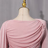 Women Clock Long Sleeve Stacked Ruched Bodycon Midi Maxi Long Dress Birthday Sexy Party Floor Length Dresses