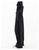 Houzhou Women Wide Suit Pants High Waist Gothic Japanese Style Baggy Black Trousers Irregular Straight Pants Casual Streetwear