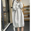 Plus Size Pullover Dress Oversize Thick Warm Women's Hoodies Autumn Loose Hoodies Sweatshirts Long Sleeve Streetwear Sports