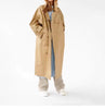 long blazer jacket women khaki Single Breasted Long Sleeve lapel collar warm Spring Autumn Lady Blazer