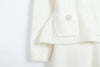 Long Sleeves with Belt Knitted Dresses Beaded Button Black Long Gown Belted Slim Bow White Dress Autumn Elegant Women's Clothing