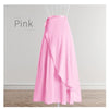 Chiffon Ballet Tutu Dance Skirt Dance Skate Wrap Scarf Gymnastics Ballerina Lyrical Long Ballet Skirt Ballet Dance Dress Women