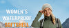 Womens Fleece Lined Softshell Jacket Waterproof Hiking Coat with Hood Thumbholes Lightweight Windproof Full Zip Jacket