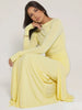 Elegant Long Sleeve Ruched Sexy Maxi Dress Women Gown Autumn Draped Bodycon Long Dresses Female Clothing