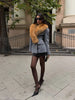 Chic Women Double Breasted Wool Blazer Coat Detachable Faux Fox Fur Collar Slim Fit Short Woolen Jacket Lady Winter Outerwears