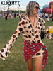 Leopard Print Sheer Chiffon Shirt Style Dress Women Casual Lapel Chic Vacation Mini Dresses Detachable Scarf