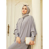 Abaya Dress Muslim Robe Abaya Ramadan Ladies Long Sleeve Islamic Dress Middle East Abayas Women Clothing Without Hijab