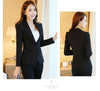 Pink Women Blazer Formal Business Office Lady Work Suit Pockets Jackets Slim Female Casual Top Korean Suit Coat Spring Autumn