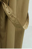 Classic Khaki Color Padded Thickened Trench Coat, Mid-Length British Style Jacket for Women, Fall/Winter