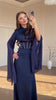 Spring Wine Red Stand Collar Long Sleeve Slim Fit Slit Long Dress Women Elegant Temperament Flowy Gown