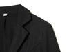 Women Elegant Lace Hem Black Suit Coat V-neck Single Breasted Slim Fit Blazer Spring Office Lady Blazer Outwear