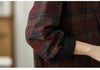 Checkered Blazer Suit For Women Spring And Autumn Korean Version Two-Piece Set Jacket Loose Harem Pants Oversized w1435