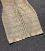 Real Photos Women Gold Bronzing Bandage Dress Bodycon Mini High Street Evening Club Party Homecoming Dress