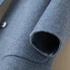 100% Wool Coat for women's Coats & Jackets winter clothes Double faced velvet winter coat elegant size S M -XL