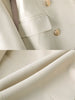 Office Ladies Pant Suit 2 Piece Sets Women Solid Double-breasted Business Work Wear Blazer Jacket and Trouser Female