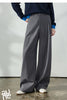 Women's Wide Leg Suit Pants Fall Drapey Seam Detail Tailored Office