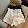Women Shorts Mooyufon Black Shorts Women Harajuku Elegance High Waisted Shorts A Line Slim Casual Girl Straight Pants Sexy