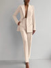 Elegant Blazer Suit and Wide Leg Pants Two 2 Piece Sets Outfits Women Classic OL Work Street Outfit Tracksuit