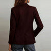 Women's Retro Suede Single-Breasted Blazer Spring Autumn Jacket Casual and Versatile Suede Jackets Women's Outerwear