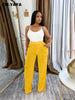 Women High Waist Wide Leg Pants Streetwear Casual Active Trousers
