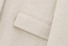 Winter Women's White faux fur Effect straight cut loose Edition casual suit jacket