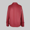 Autumn Winter Red Faux Leather Jackets Women Outwear Long Sleeves PU Leather Short Coats Outwear for Female
