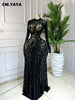 Women Mesh See Through Print Ruched Stacked Long Maxi Dress Spring Sexy Evening Party Vacation Dresses Vestidos