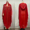 Muslim Kaftan Abaya Dress Hijab Dress Kimono Women Dubai Chiffon Hooded Dress Islamic Clothing Abaya Dubai Outfits