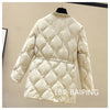Winter Women Parkas Down Cotton Overcoat Female Casual Thick Warm Windproof Waist Padded Cotton Outwear Coat Female