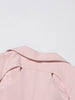 Patchwork Button Slim Blazer For Women Notched Collar Long Sleeve Spliced Pockets Hollow Out Designer Coat Female