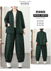 Checkered Blazer Suit For Women Spring And Autumn Korean Version Two-Piece Set Jacket Loose Harem Pants Oversized w1435