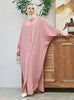 Abaya Dress Muslim Robe Abaya Ramadan Ladies Long Sleeve Islamic Dress Middle East Abayas Women Clothing Without Hijab