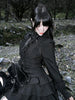 Aoaiiys Mini Dress Women Black Gothic Lace Spliced Dresses Y2K Japanese Streetwear Lolita Dresses Spicy Girls Fall Clothes