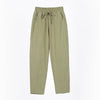 Women Pants Spring Autumn Ankle Length Casual Straight Pencil Solid Elastic Waist Harem Girls Pants Thin Cotton Linen Trousers