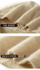 100%Pure Mink Cashmere Knitted Dress Ladies Hooded Collar Large Size Long Skirt Casual High Waist Hooded Skirts Autumn Dress