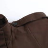 Solid Lace Up Short Trench Coat Lady Chic Stand Collar Wide Shoulder Full Sleeve Loose Coats Daily Casual Windbreaker