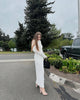 Lace-Up Female Knit Maxi Dress Autumn High Waist Patchwork Long Sleeve Loose Solid Dress Bandage Knitwear Dress