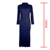 Tianpei Pleats Spring Autumn Winter Women Long Sleeve Comfortable Dress Korean Style Casual Designer Clothes