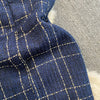 Autumn Dress Suit Women Korean Chic Blue Tweed Jacket + Vest Dress Elegant 2 Piece Set Long Sleeve Cropped Coat